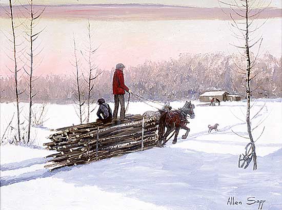 #122.1 ~ Sapp - Going to Town with Load of Wood