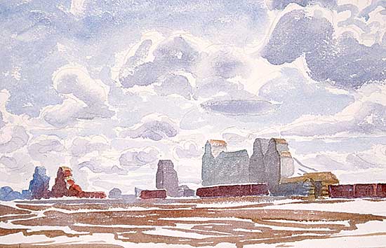 #130 ~ Shelton - Untitled - Prairie Sentinels