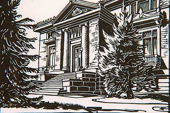 #134 ~ Shelton - First Public Library, Calgary  #136/200