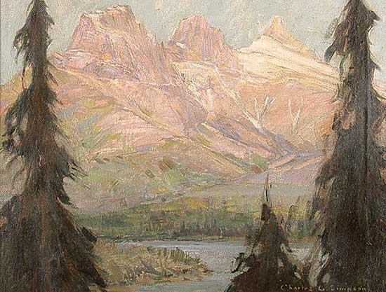 #137 ~ Simpson - Three Stately Sisters at Canmore