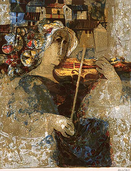 #207 ~ Alvar - Untitled - The Violinist  #11/200