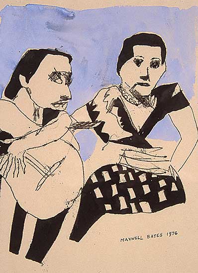 #215 ~ Bates - Untitled - Two Figures