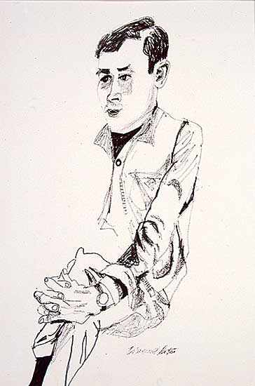 #220 ~ Bates - Untitled - Man Seated