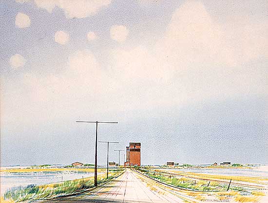 #265.1 ~ Hurley - Untitled - Prairie Landscape