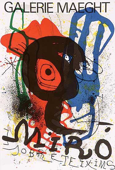 #310 ~ Miro - Gallerie Maeght - Miro - Sobreteixims