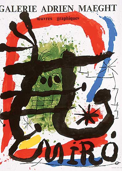 #311 ~ Miro - Galerie Adrien Maeght - oeuvres graphiques