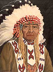 #340 ~ Thorseth - Untitled - Indian Chief