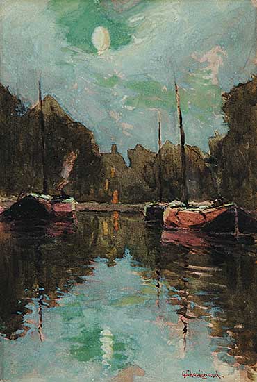 #19 ~ Chavignaud - Vieux Canal de sluis Claude Lune