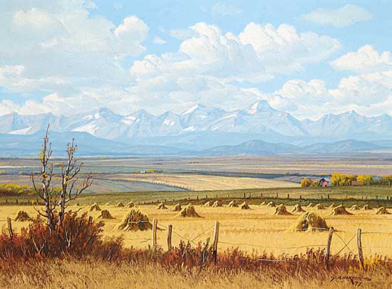 #54 ~ Horvath - Mountain View with Harvest