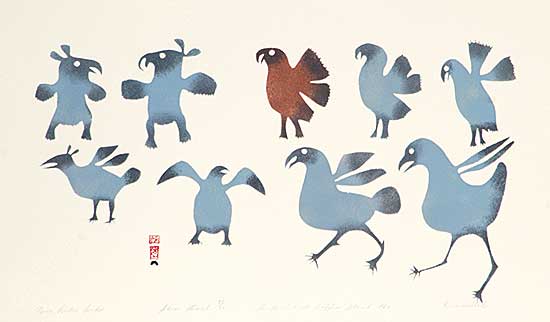 #57 ~ Kiakshuk - Nine Arctic Birds  #38/50