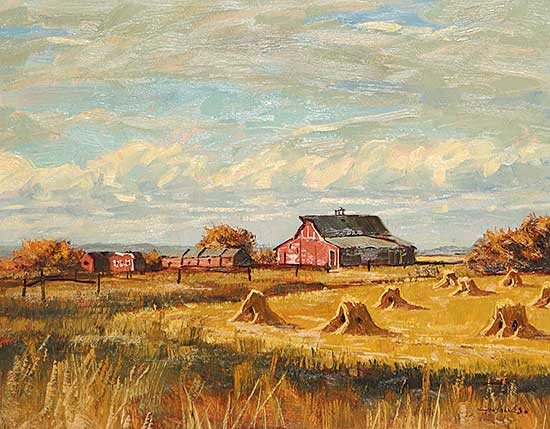 #353 ~ Gonsalves - Barn -  Black Diamond