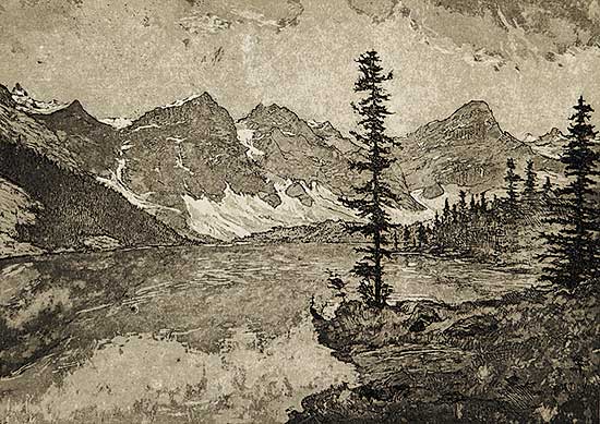 #368 ~ Hornyansky - Lake Moraine [Canadian Rockies]   #2/150