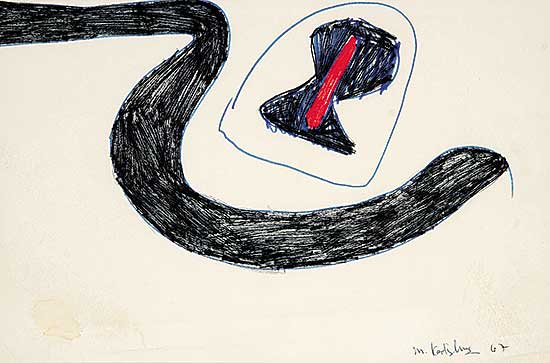 #375 ~ Kadishman - Untitled - Abstract