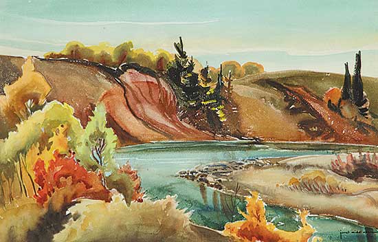 #413 ~ Middleton - Untitled - Foothills River