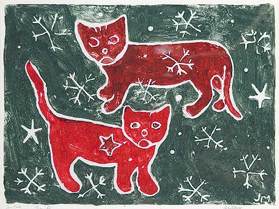 #416 ~ Mitchell - Two Cats  #2/12