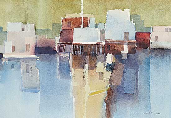 #428 ~ Palmer - Untitled - Reflected Buildings