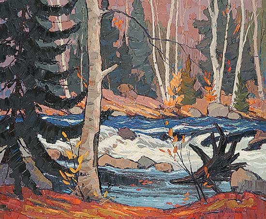 #430 ~ Parsons - The Kenesis River, October, Haliburton, Ont