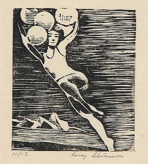 #460 ~ Stevenson - Untitled - Athletic Figure  #11/12