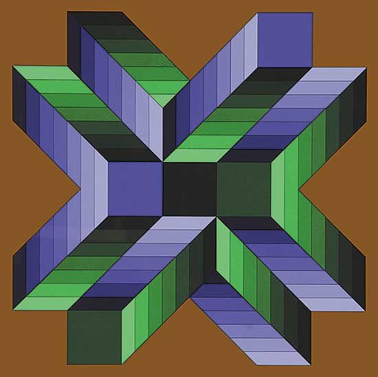 #467 ~ Vasarely - Ma Ta Fem  #199/250
