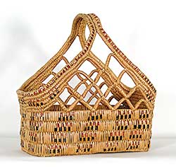 #71 ~ School - Woven Salish Basket