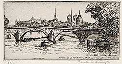 #305 ~ Armington - Peniches et le Pont Royal, Paris  #50/100