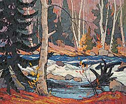 #430 ~ Parsons - The Kenesis River, October, Haliburton, Ont