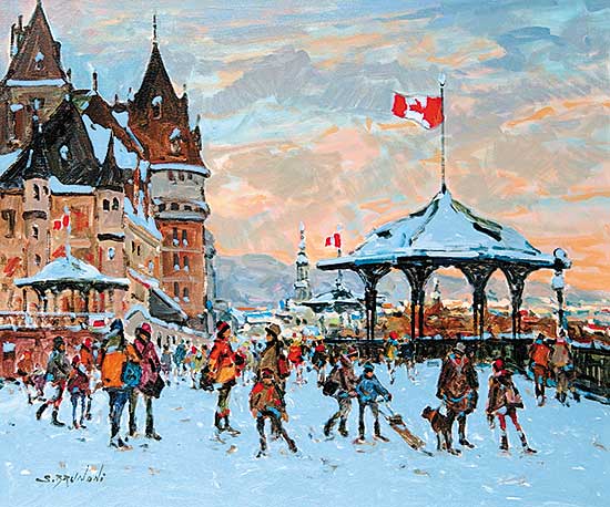 #7 ~ Brunoni - Quebec, activite, terrasse Dufferin