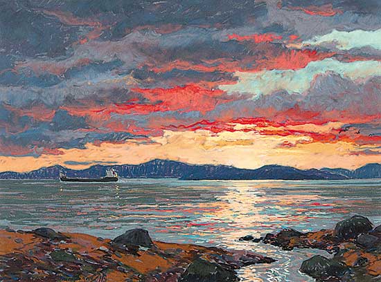 #13 ~ Champagne - 5 Seconds Before Sunrise, St. Lawrence River