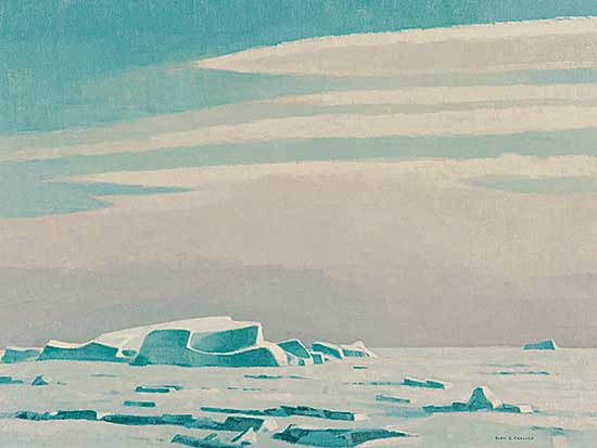 #16 ~ Collier - Afternoon, Jones Sound, from the deck of C.C.G.S. d'Iberville