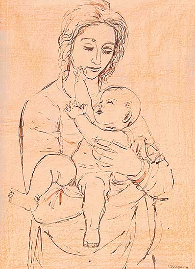 #22 ~ Cosgrove - Untitled - Mother and Child