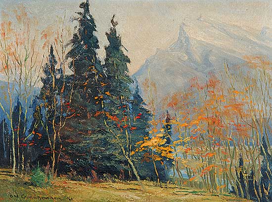 #28.1 ~ de Grandmaison - Untitled - Fall Colours, Mount Rundle