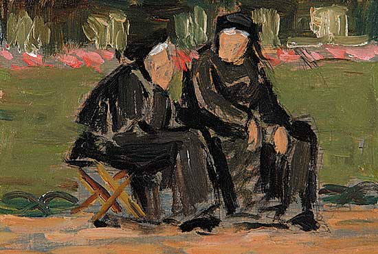 #39 ~ Gagnon - Dans le Jardin d'Luxembourg, 1912, Paris