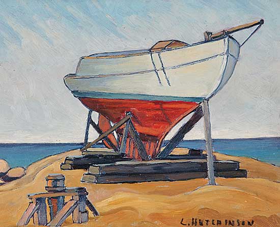 #49 ~ Hutchinson - Untitled - Boat in Dry Dock