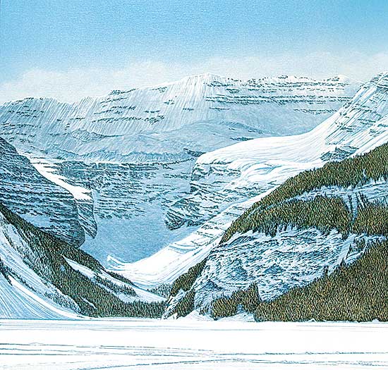 #125 ~ Webb - Advanced Study, Winter, Lake Louise