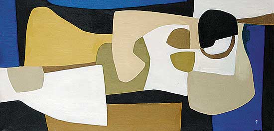 #221.1 ~ Ohe - Untitled - Abstract 1960