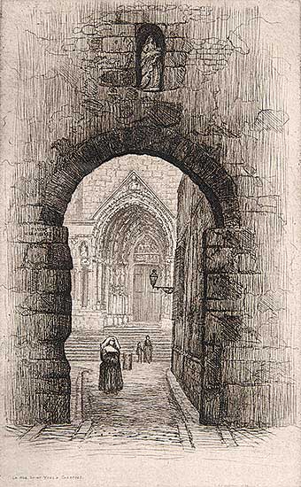 #321 ~ Armington - La Rue Saint Yves a Chartres  #5 eme etat 5/10