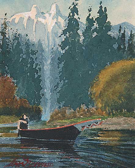 #332.2 ~ Blomfield - Untitled - Long Boat