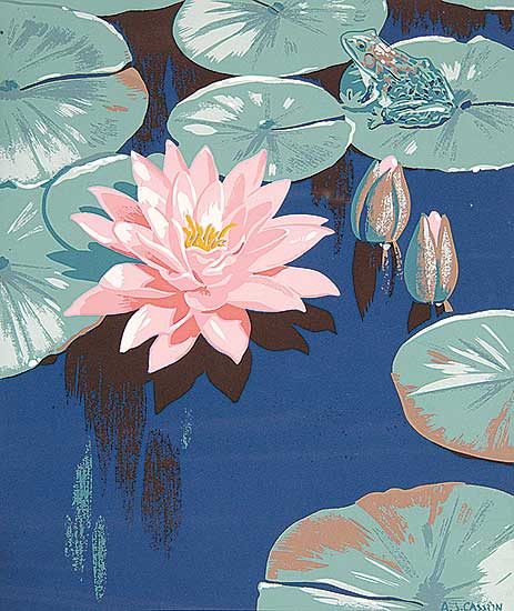 #346 ~ Casson - Untitled - Waterlilies