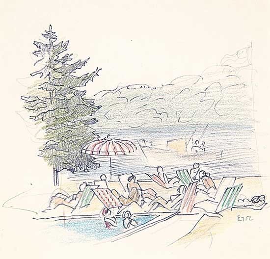 #379 ~ Goldberg - Untitled - On the Lake