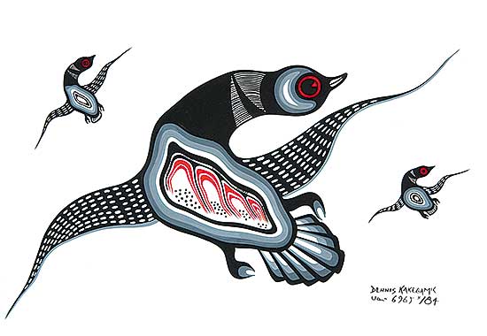 #400 ~ Kakegamic - Untitled - Three Birds