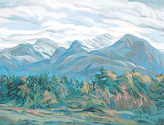 #404 ~ Kui - Untitled - Foothills Scene