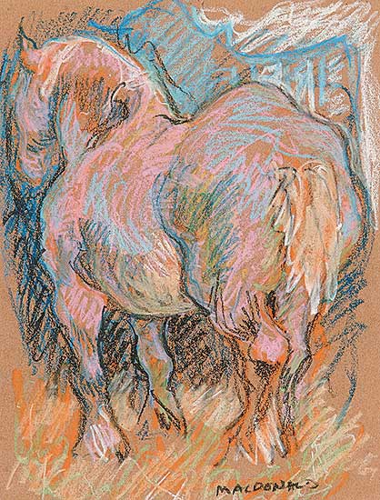 #412 ~ MacDonald - Untitled - In the Stable