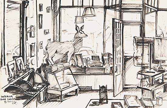 #473 ~ Robinson - Interior, Home Industries, Banff