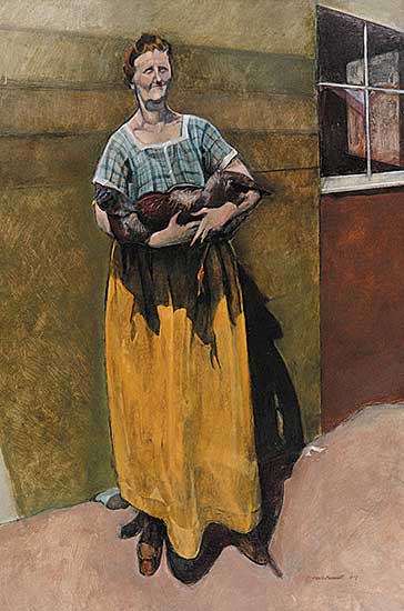 #484 ~ Schmidt - Untitled - Chicken Lady