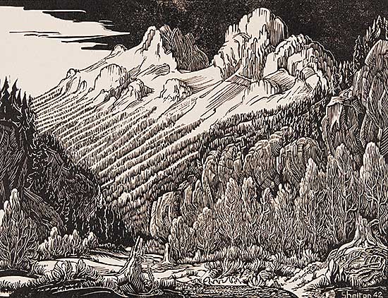 #497 ~ Shelton - Mount Edith from the Road