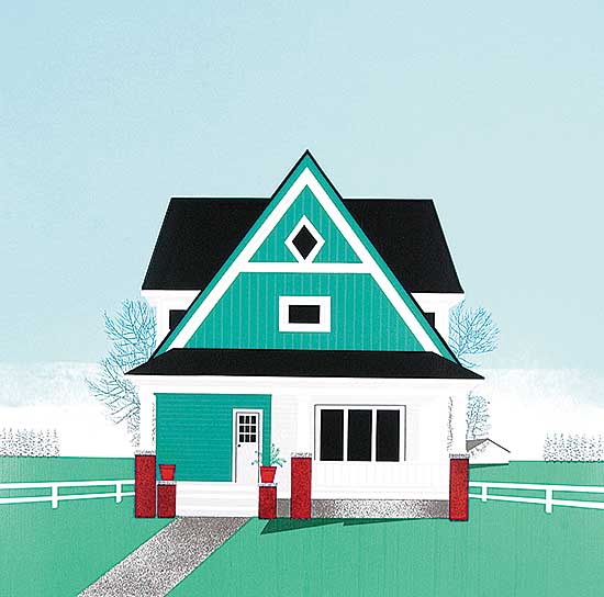 #518 ~ Thauberger - Peppermint House  #14/50