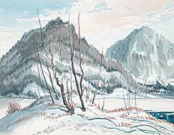 #413 ~ MacDonald - Untitled - Winter Snow Scene