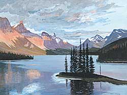 #524 ~ Turner - Maligne Lake, Jasper, Alberta