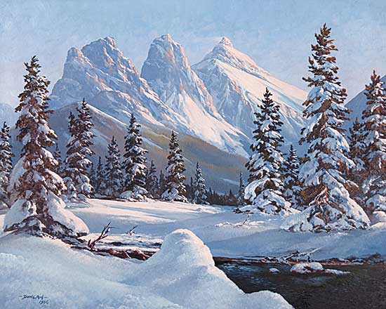 #17 ~ Crockford - Untitled - Three Sisters in Winter