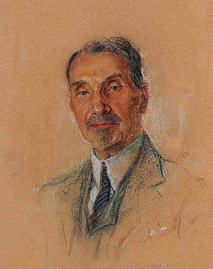 #19.1 ~ de Grandmaison - Portrait of Rev. MacLaurin [Baptist Missionary]